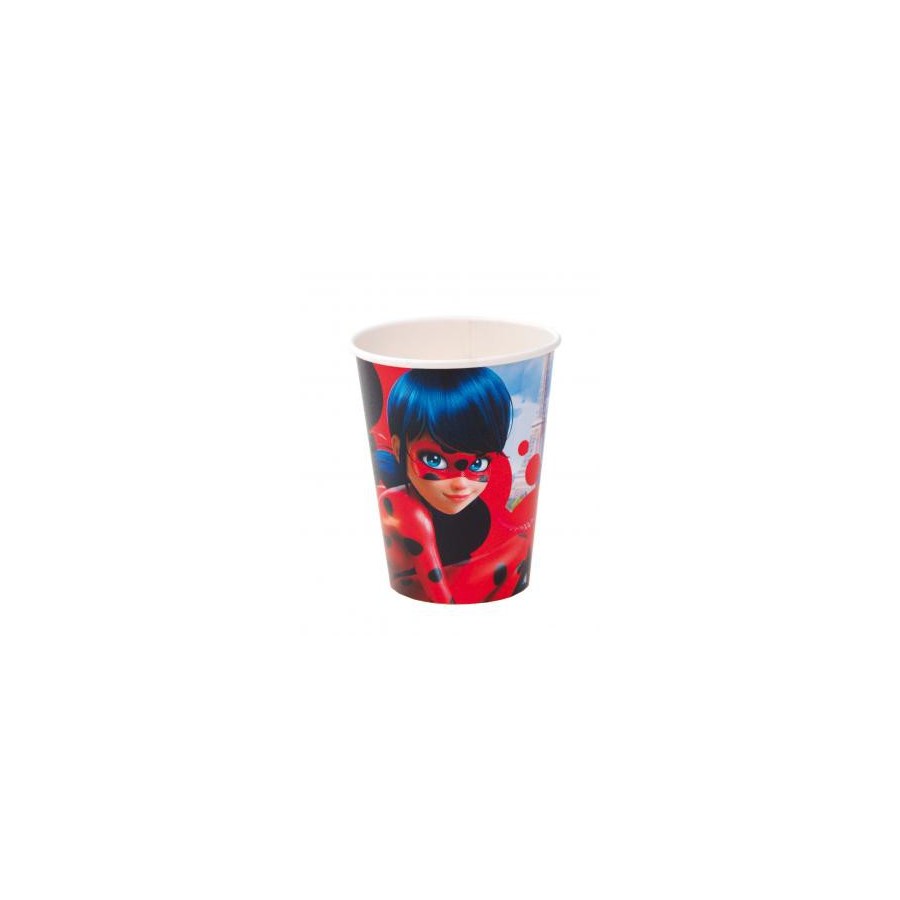 8 VASOS LADY BUG