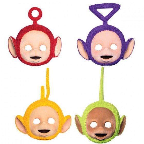 4 MASCARAS TELETUBBIES