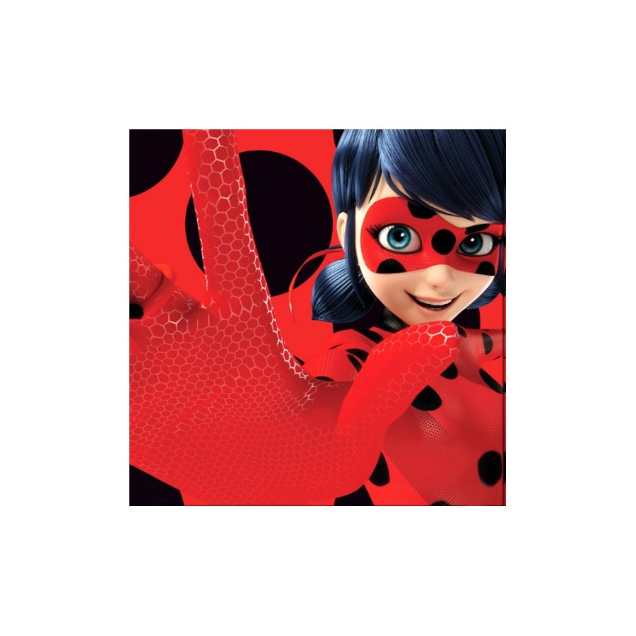 20 SERVILLETAS LADYBUG 33X33