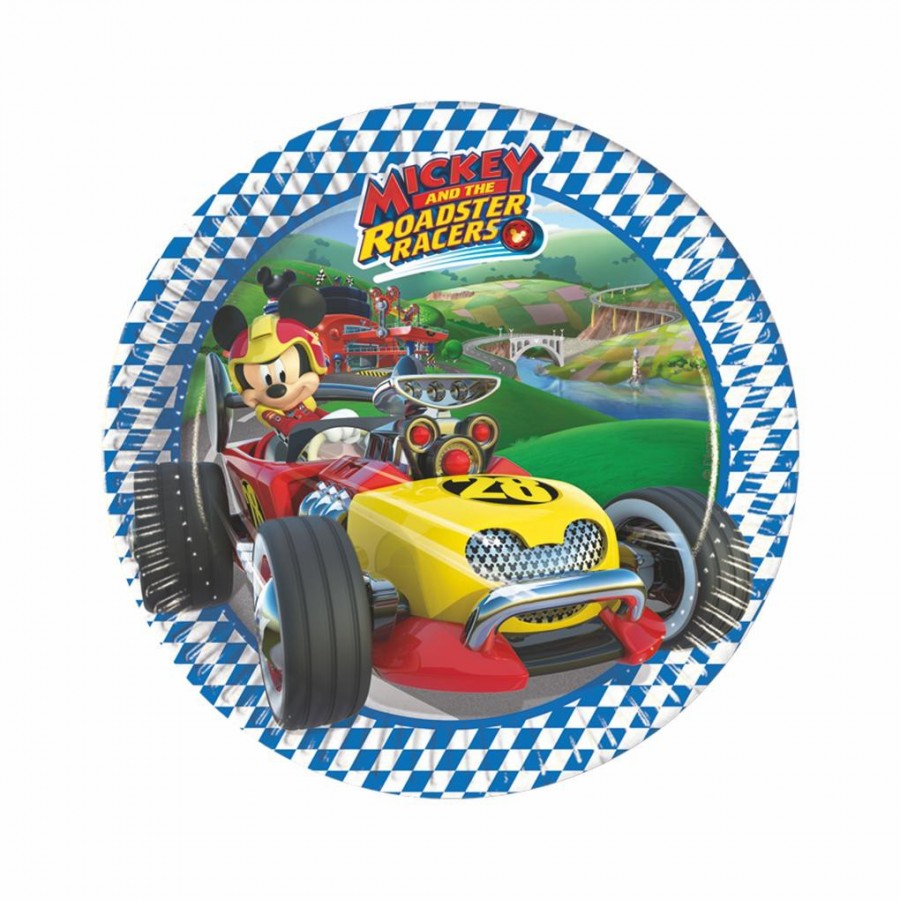 8 PLATOS MICKEY RACERS 19.5 CM