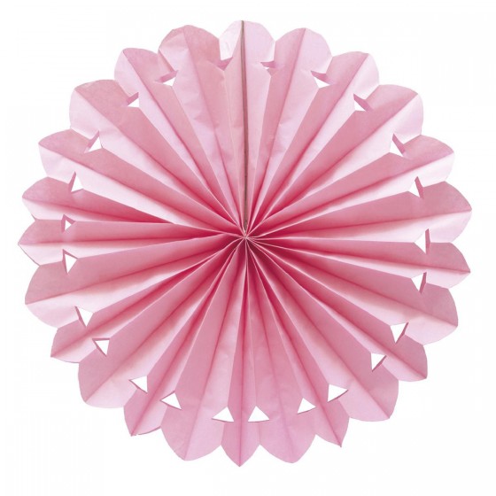 ABANICO ROSA 50 CM