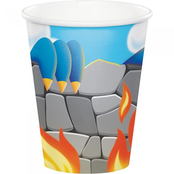 8 VASOS DRAGONES