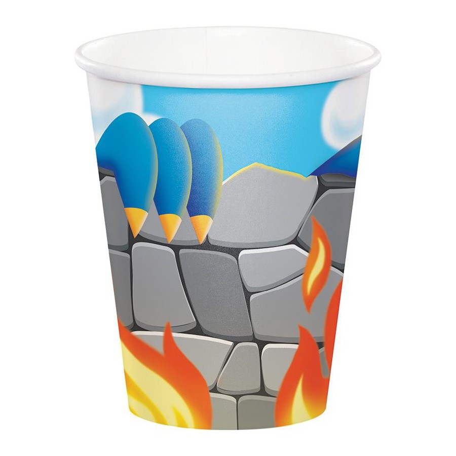 8 VASOS DRAGONES