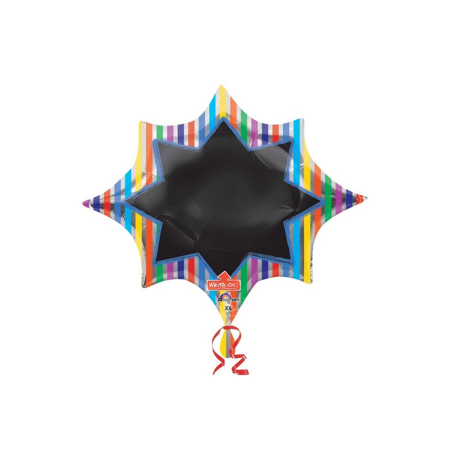 GLOBO FOIL ESTRELLA PIZARRA 71 CM