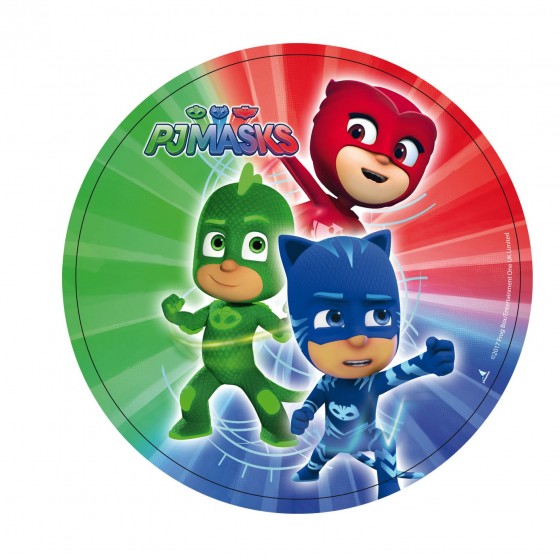 8 PLATOS PJMASKS 18 CM