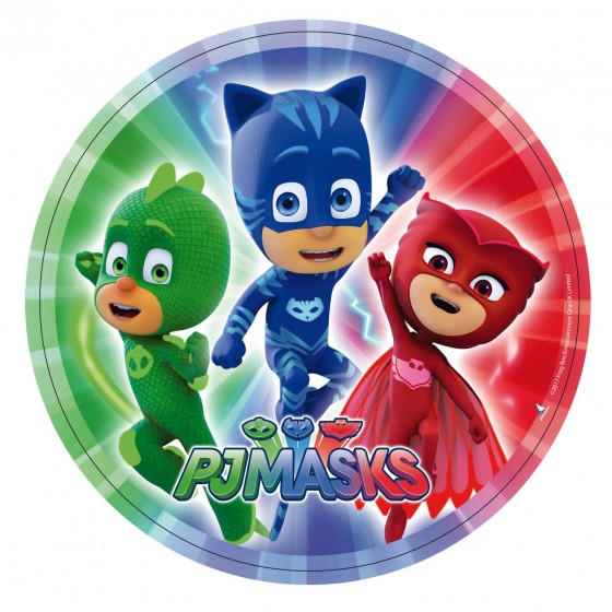 8 PLATOS PJMASKS 23 CM