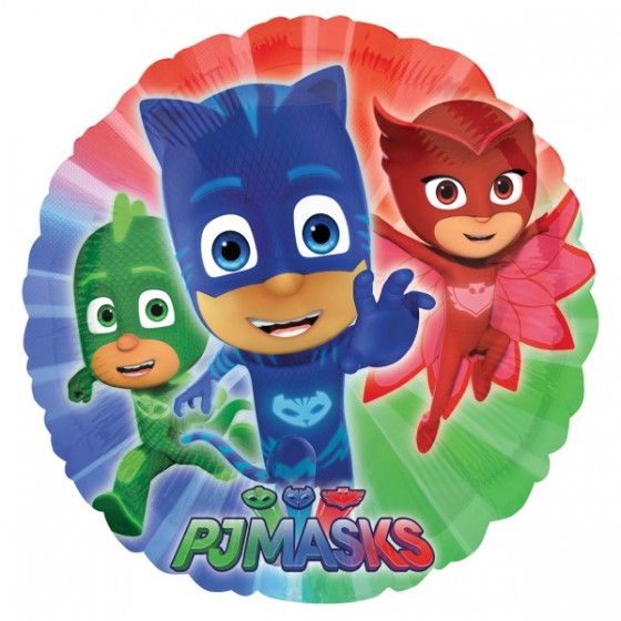 GLOBO FOIL PJMASKS 18 " 45 CM