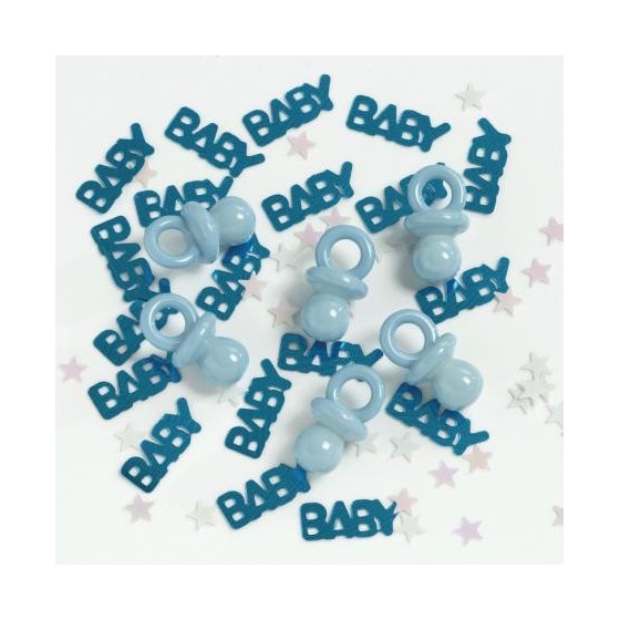 CONFETI BABY AZUL