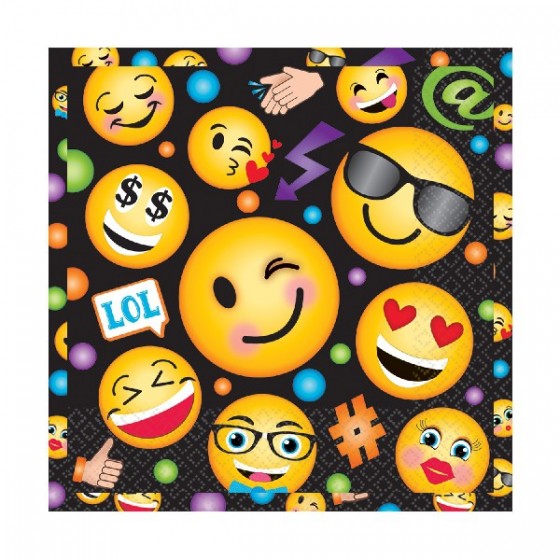 16 SERVILLETAS EMOTICONOS