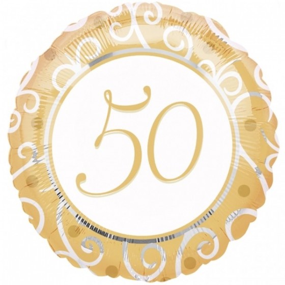 GLOBO FOIL ORO 50