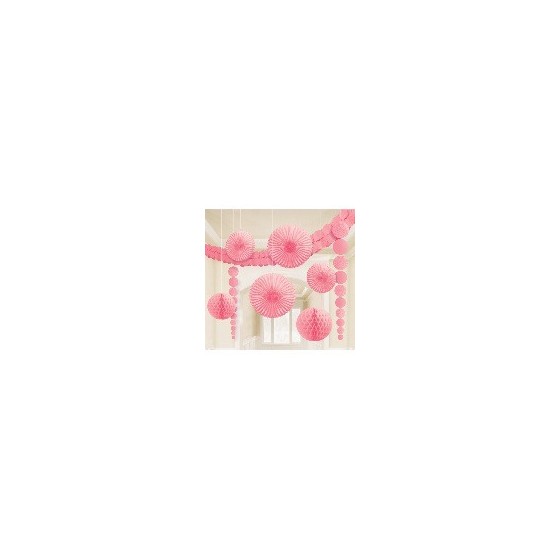 KIT DECORACIÓN DAMASK ROSA