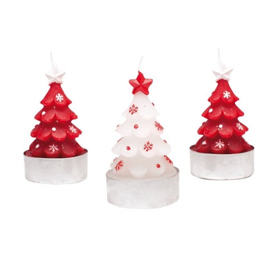 3 VELAS ARBOL NAVIDAD