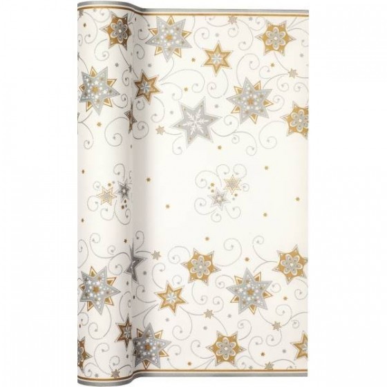 CAMINO MESA 40X500 STARS AND SWIRLS SILVER