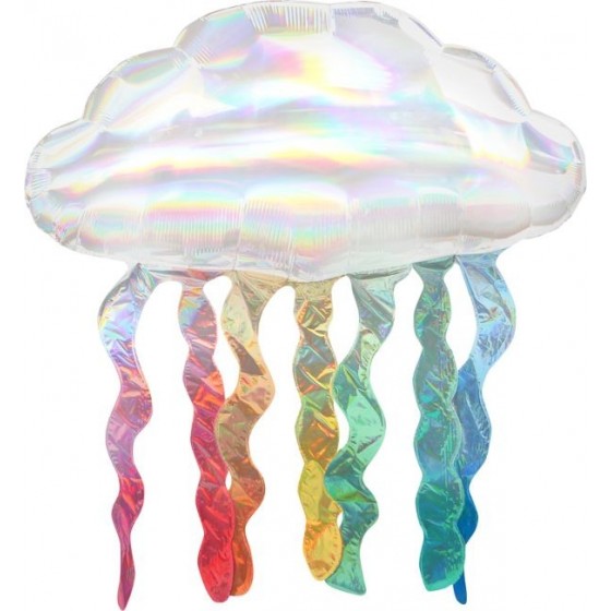 GLOBO FOIL NUBE HOLOGRAFICA...