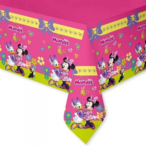 MANTEL PLASTICO 120X180 CM MINNIE MOUSE