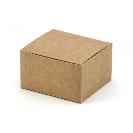 10 MINI CAJAS KRAFT 6X5.5X3.5 CM