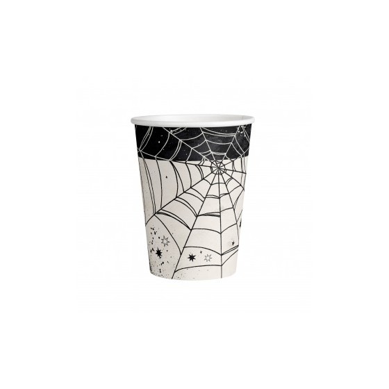 8 VASOS TELARAÑA 250 ML