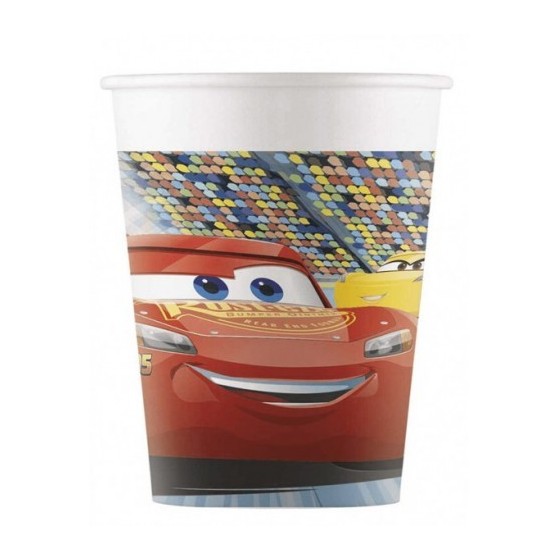 VASOS PAPEL CARS 200 ML