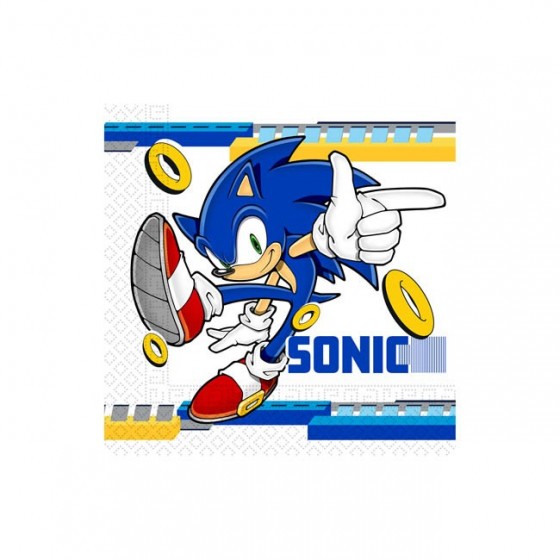 20 SERVILLETAS 33X33 CM 2 CAPAS SONIC