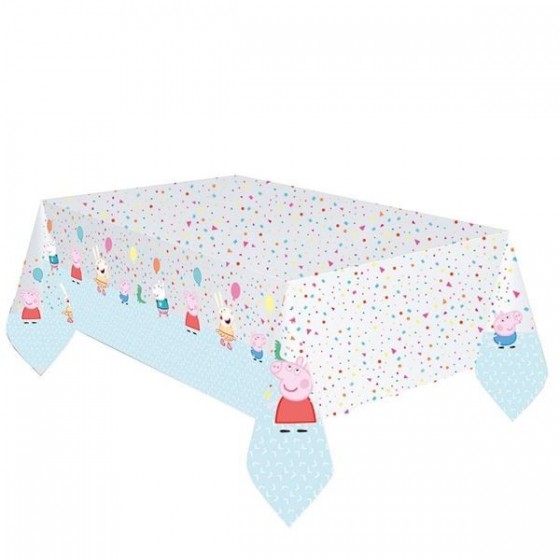 MANTEL PLASTICO PEPPA PIG 120X180 CM