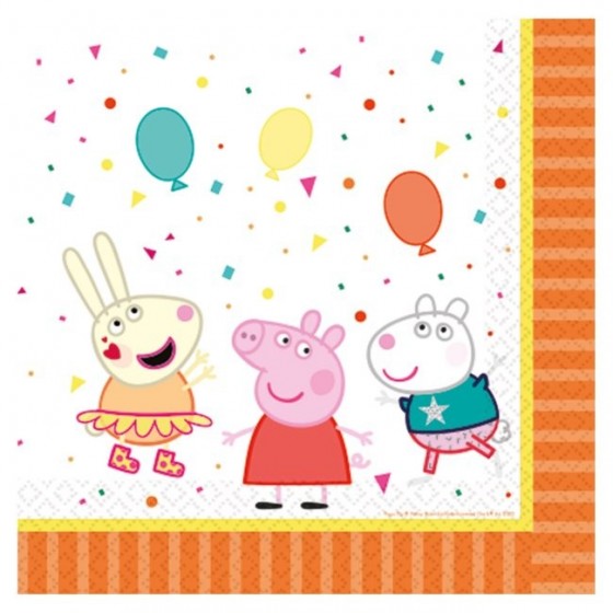 16 SERVILLETAS PEPPA PIG...
