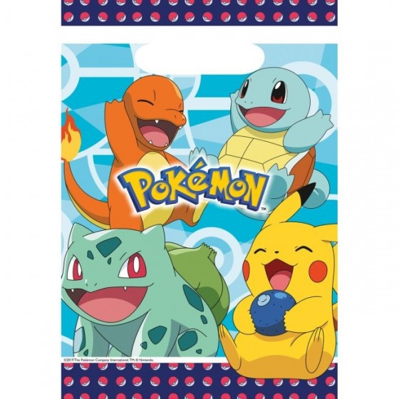 8 BOLSAS CHUCHES/JUGUETES POKEMON