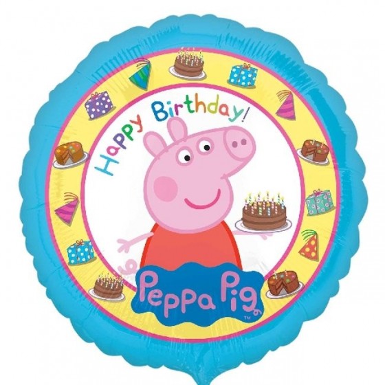 GLOBO FOIL PEPPA PIG  HAPPY...