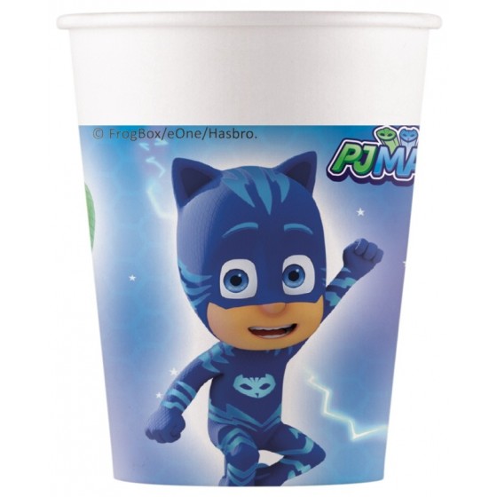 8 VASOS PJMASKS