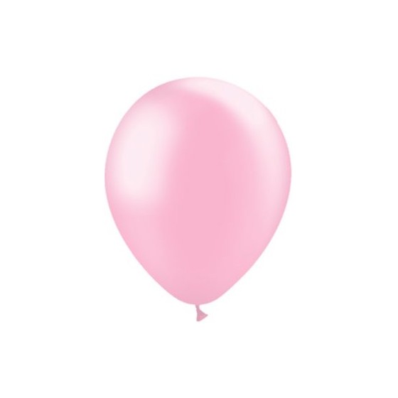 50 GLOBOS METAL ROSA BABY R12 90 CM