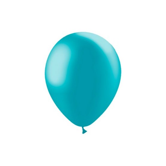 50 GLOBOS METAL TURQUESA  R12 90 CM