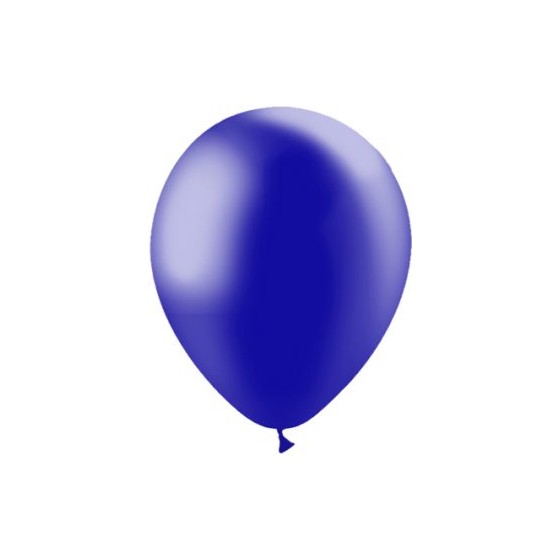 50 GLOBOS METAL AZUL MARINO R12 90CM