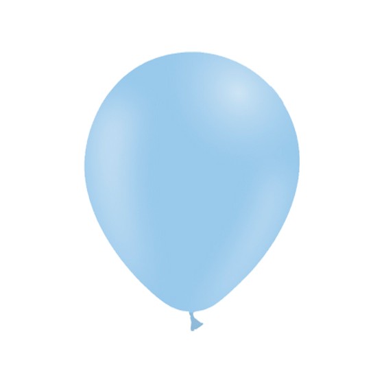 50 GLOBOS MATTE AZUL R12