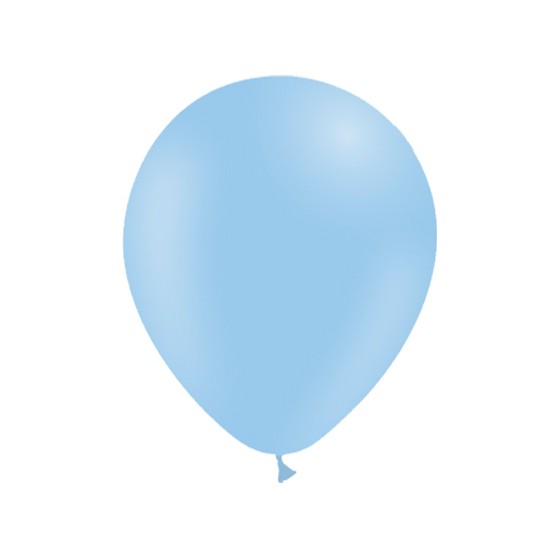 50 GLOBOS MATTE AZUL R12