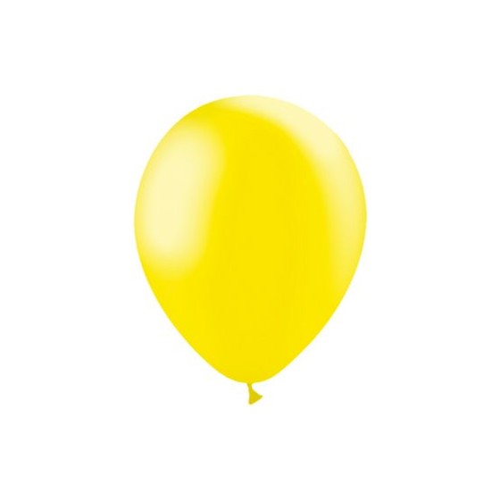 50 GLOBOS METAL AMARILLO...