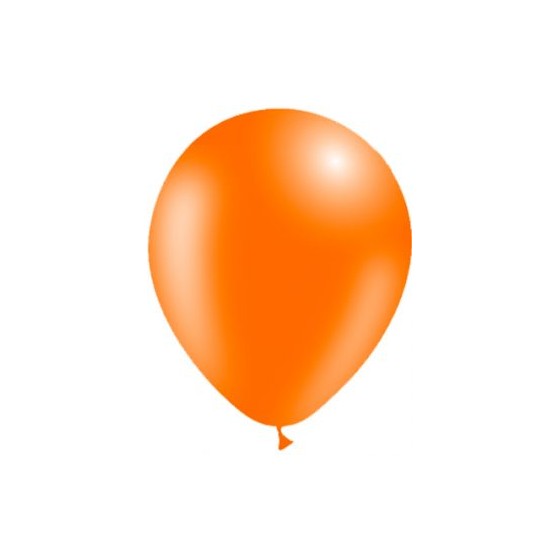 50 GLOBOS METAL NARANJA R12...