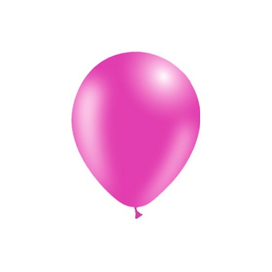 50 GLOBOS METAL FUCSIA R12...