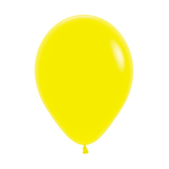 50 GLOBOS LATEX SOLIDO AMARILLO R-12