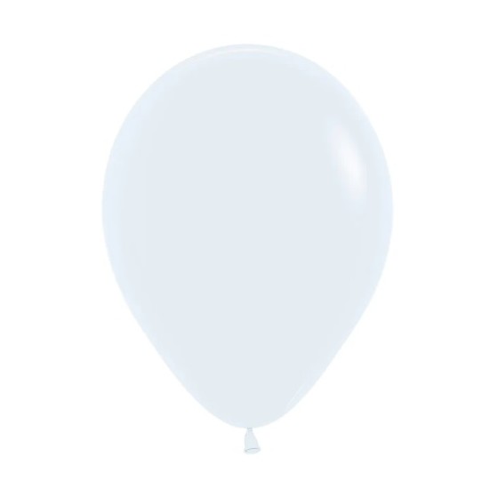 50 GLOBOS LATEX FASHION BLANCO R 12