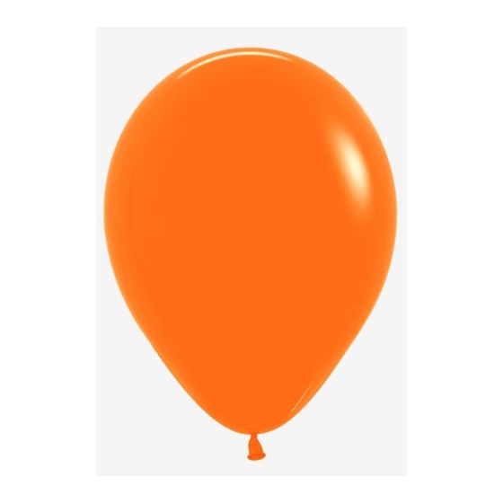 50 GLOBOS LATEX FASHION NARANJA R12