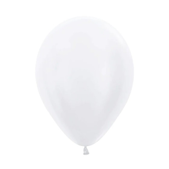 50 GLOBOS LATEX SATIN PERLA R 12