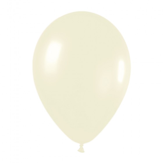 50 GLOBOS LATEX SATIN MARFIL R 12