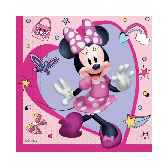 20 SERVILLETAS MINNIE 33X33