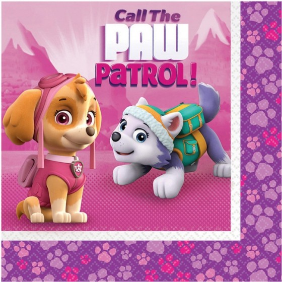 20 SERVILLETAS PATRULLA CANINA SKY