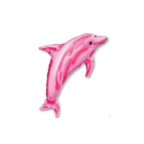 GLOBO DELFIN ROSA 56cm x 84cm