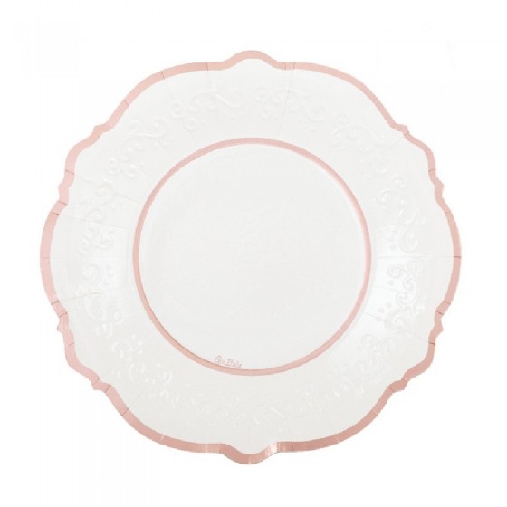 PLATO LIBERTI ROSA DORADO 27CM