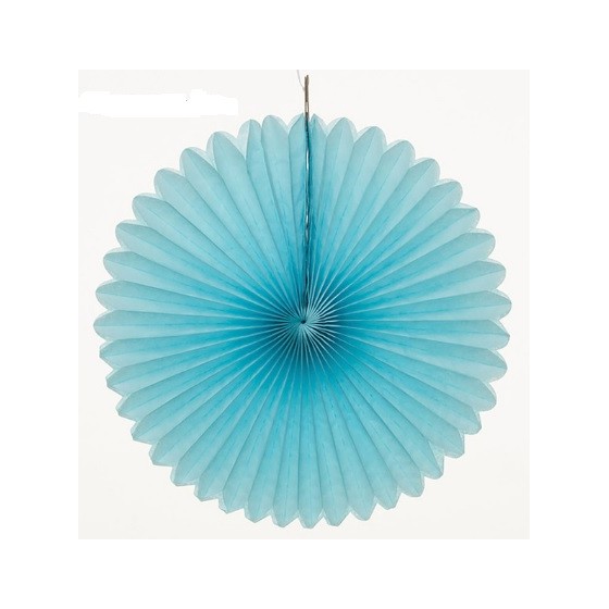ABANICO AZUL 40.6 CM