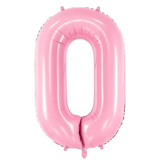 GLOBO FOIL ROSA Nº 0 86 CM