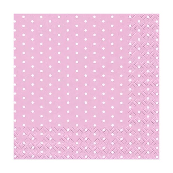 SERVILLETAS MINI DOTS ROSA