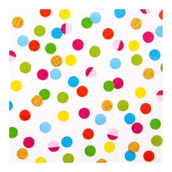 SERVILLETA 33X33 PARTY DOTS