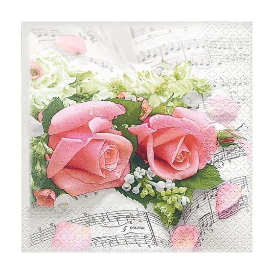 SERVILLETA 33X33 FLOWER...